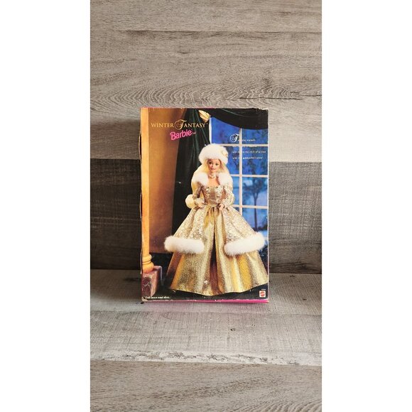 Vintage Mattel 1995 Winter Fantasy Blonde #15334 Special Edition Barbie Doll - Picture 5 of 9